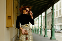 Pierre Balmain Brocade Couture Dress