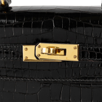 Hermès Mini Kelly 20 Crocodile Porosus Bag