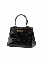 Hermès Mini Kelly 20 Crocodile Porosus Bag