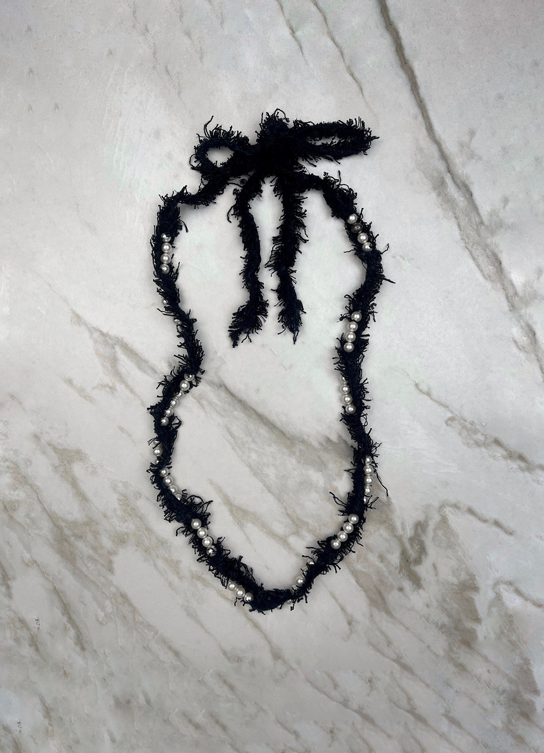 Lanvin Pearl Fringed Necklace