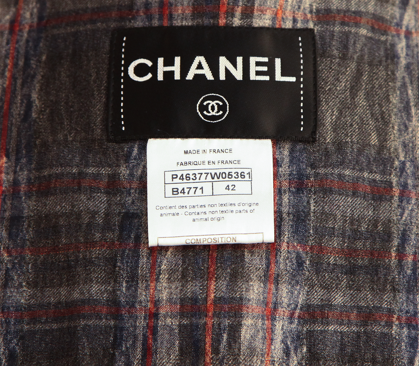 Chanel Patch Pockets Wool Jacket