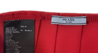 Prada Red Skirt 