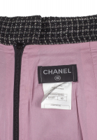 Chanel Plaid Lurex Skirt