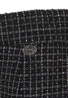 Chanel Plaid Lurex Skirt