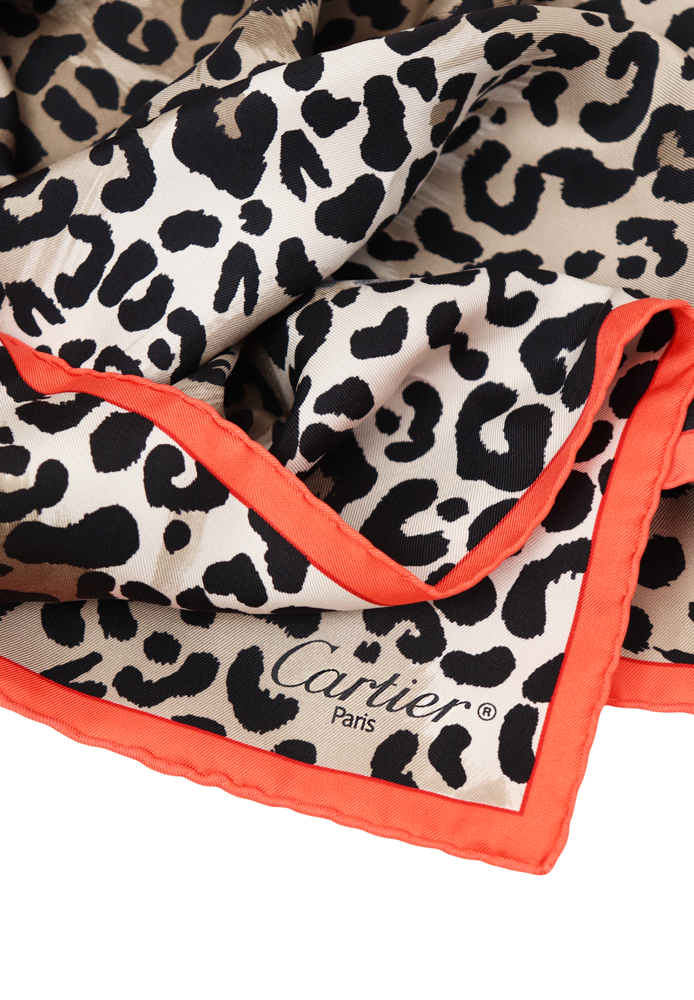 Cartier Panthère et Papillon Silk Scarf
