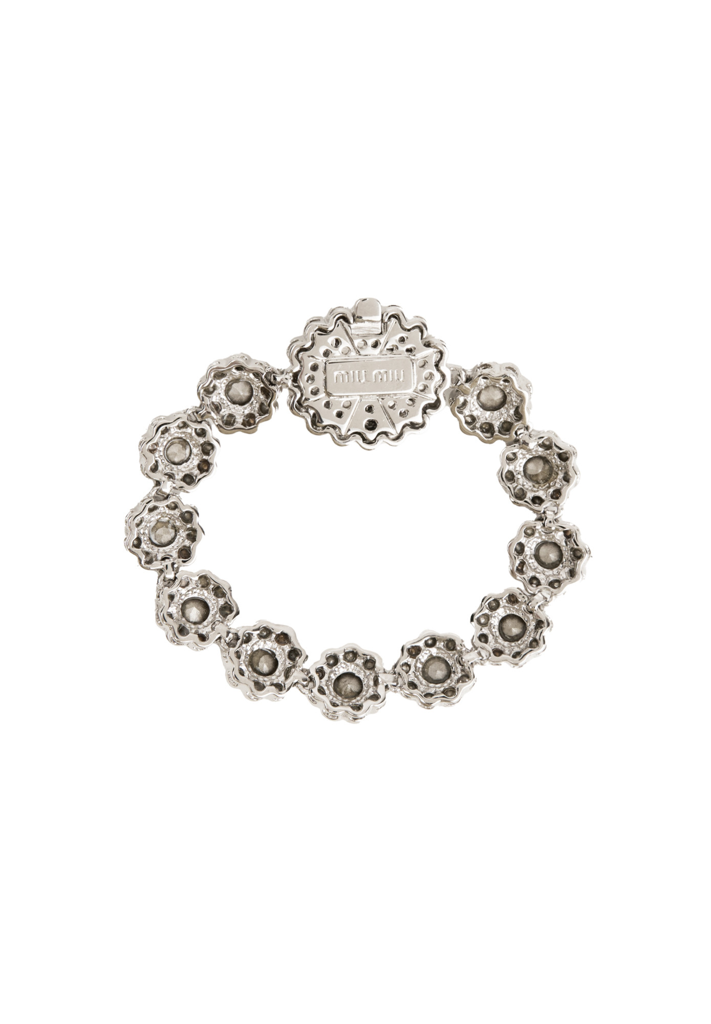 Miu Miu Bracelet with Multicolored Crystals