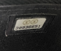 Chanel Vanity Case Striped Jute Bag