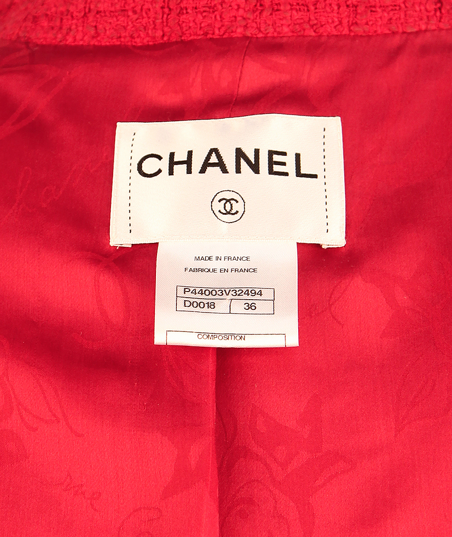 Chanel Red Suit