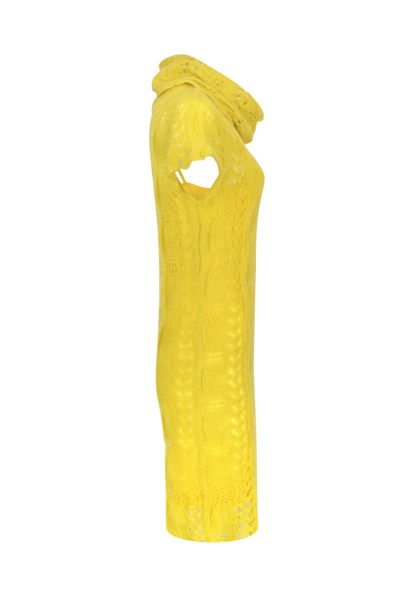 John Galliano Yellow Knit Dress