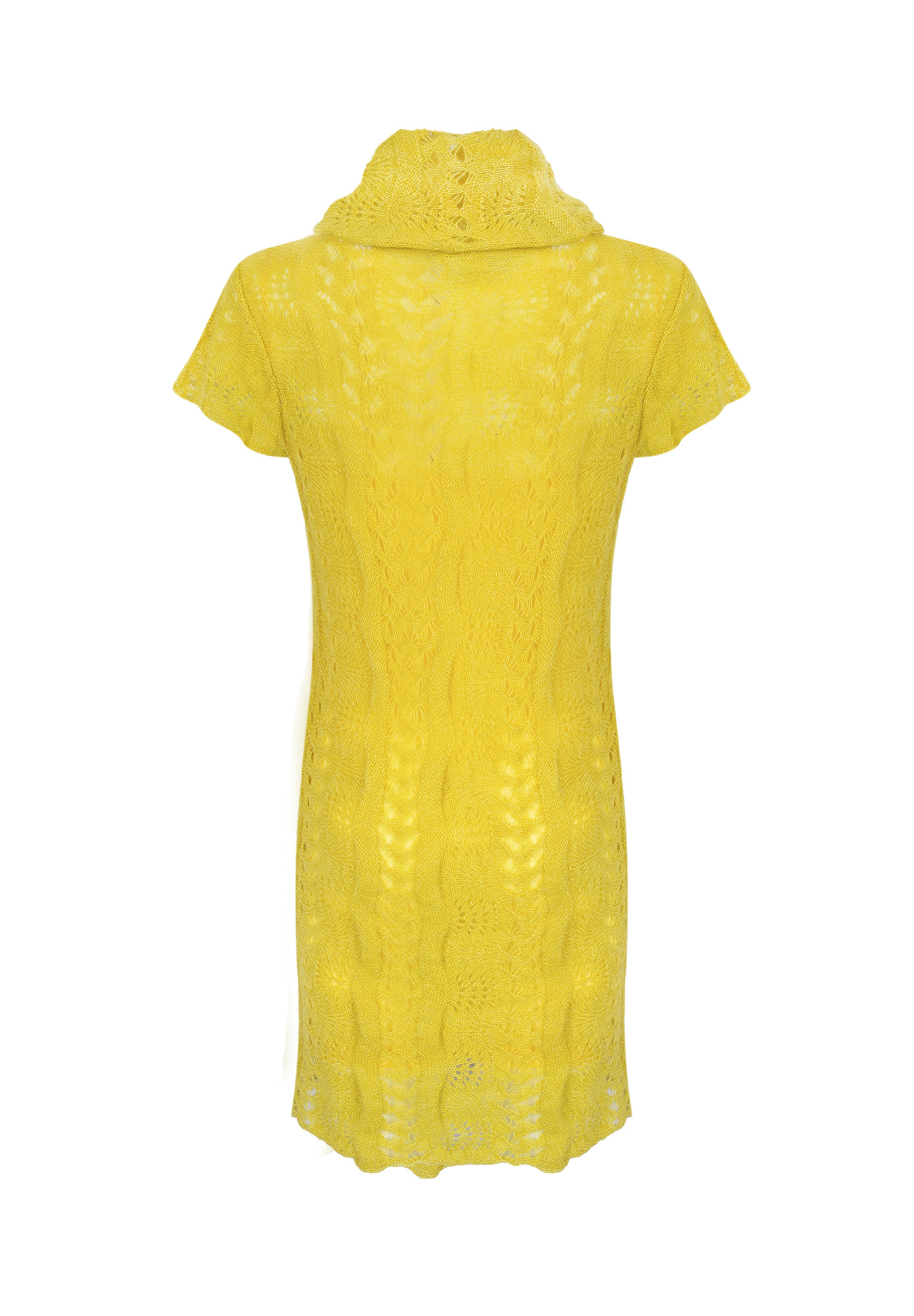John Galliano Yellow Knit Dress