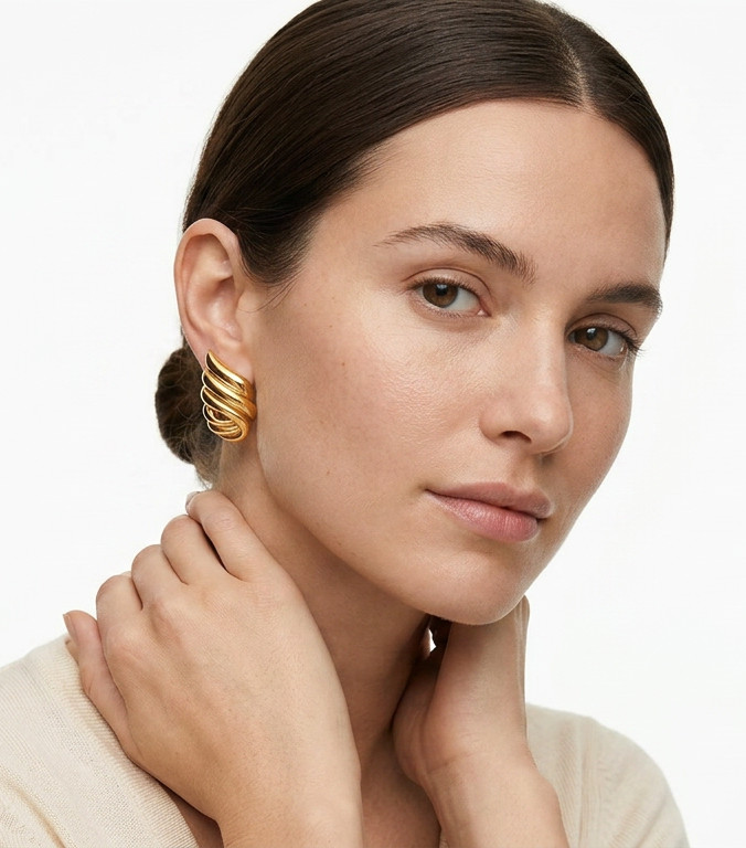 Givenchy Gold Clip-On Earrings