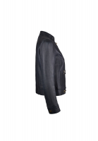 Valentino Navy Blue Leather Jacket