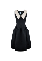 Prada White Collar Dress