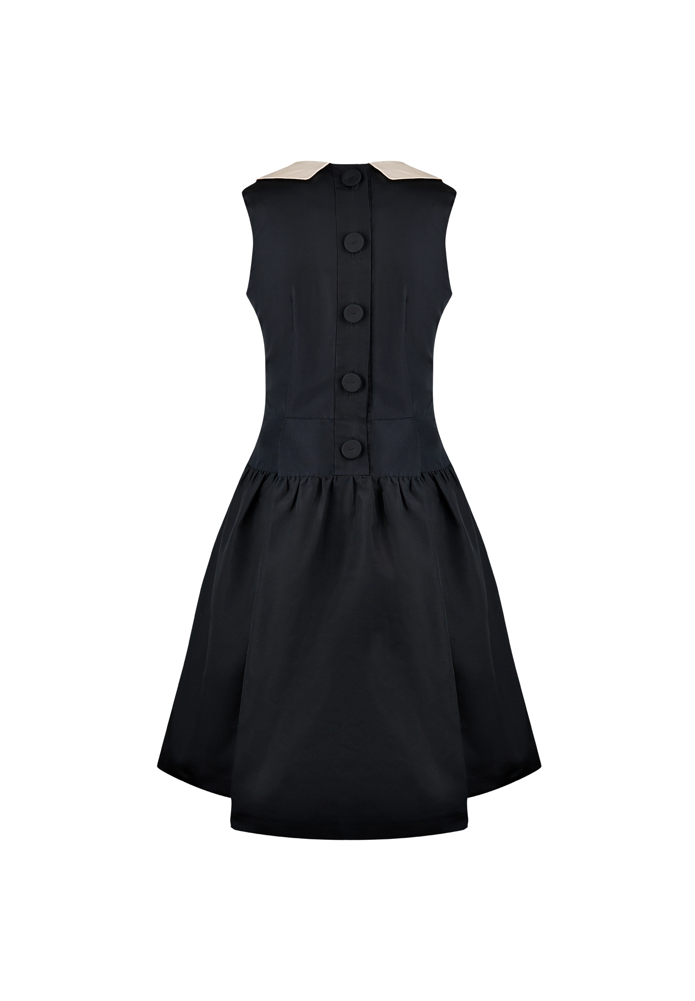 Prada White Collar Dress