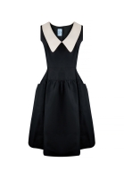 Prada White Collar Dress