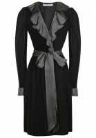 Yves Saint Laurent Black Velvet Dress
