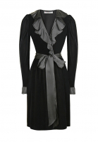 Yves Saint Laurent Black Velvet Dress
