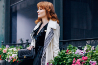 Yves Saint Laurent Black Velvet Dress