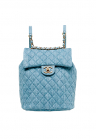 Chanel Denim Quilted Backpack