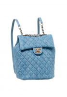 Chanel Denim Quilted Backpack