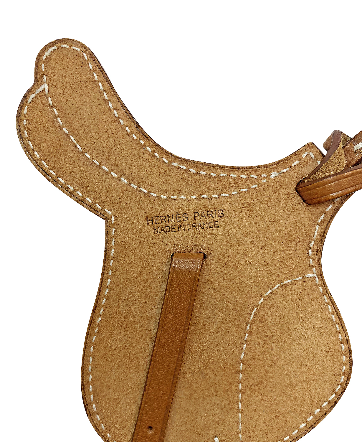 Hermès Gold Saddle Charm