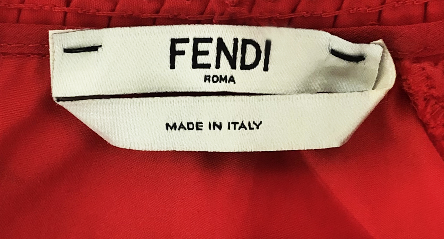 Fendi Red Dress