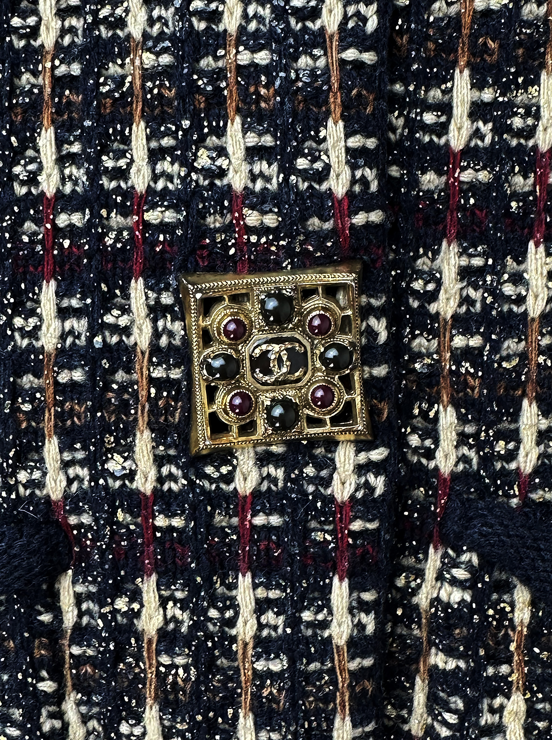 Chanel Paris-Byzance Tweed Coat