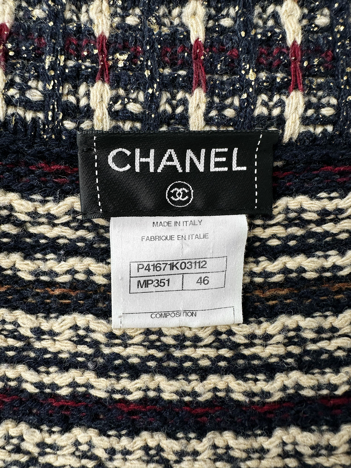 Chanel Paris-Byzance Tweed Coat
