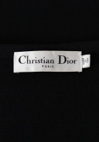 Christian Dior Wool And Leather Cardigan