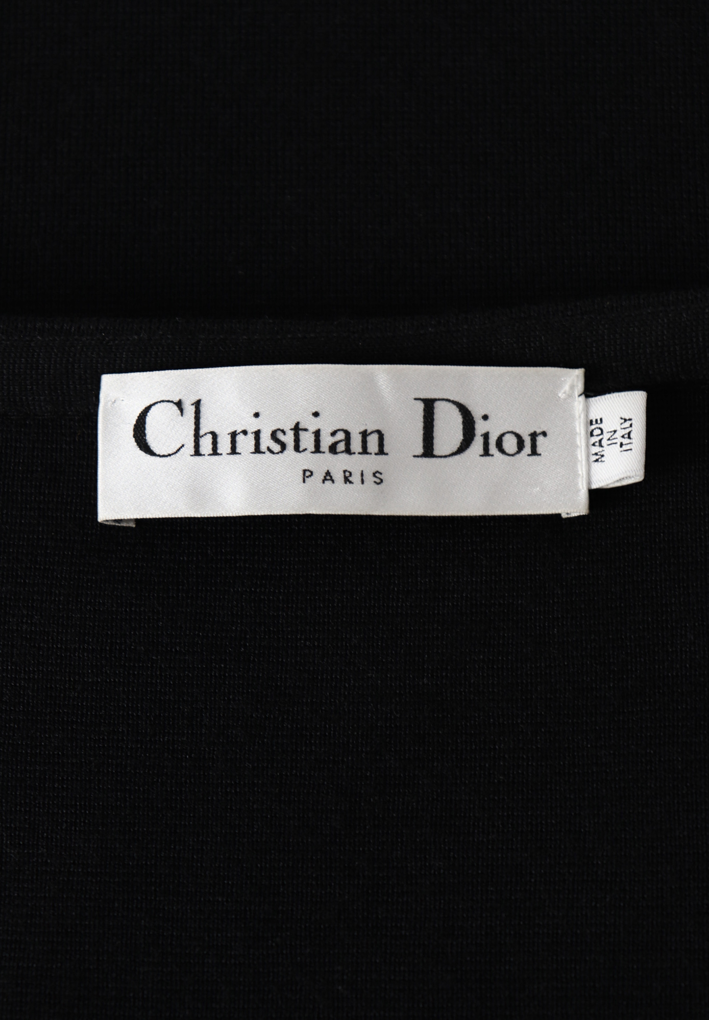 Christian Dior Wool And Leather Cardigan
