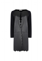 Christian Dior Wool And Leather Cardigan