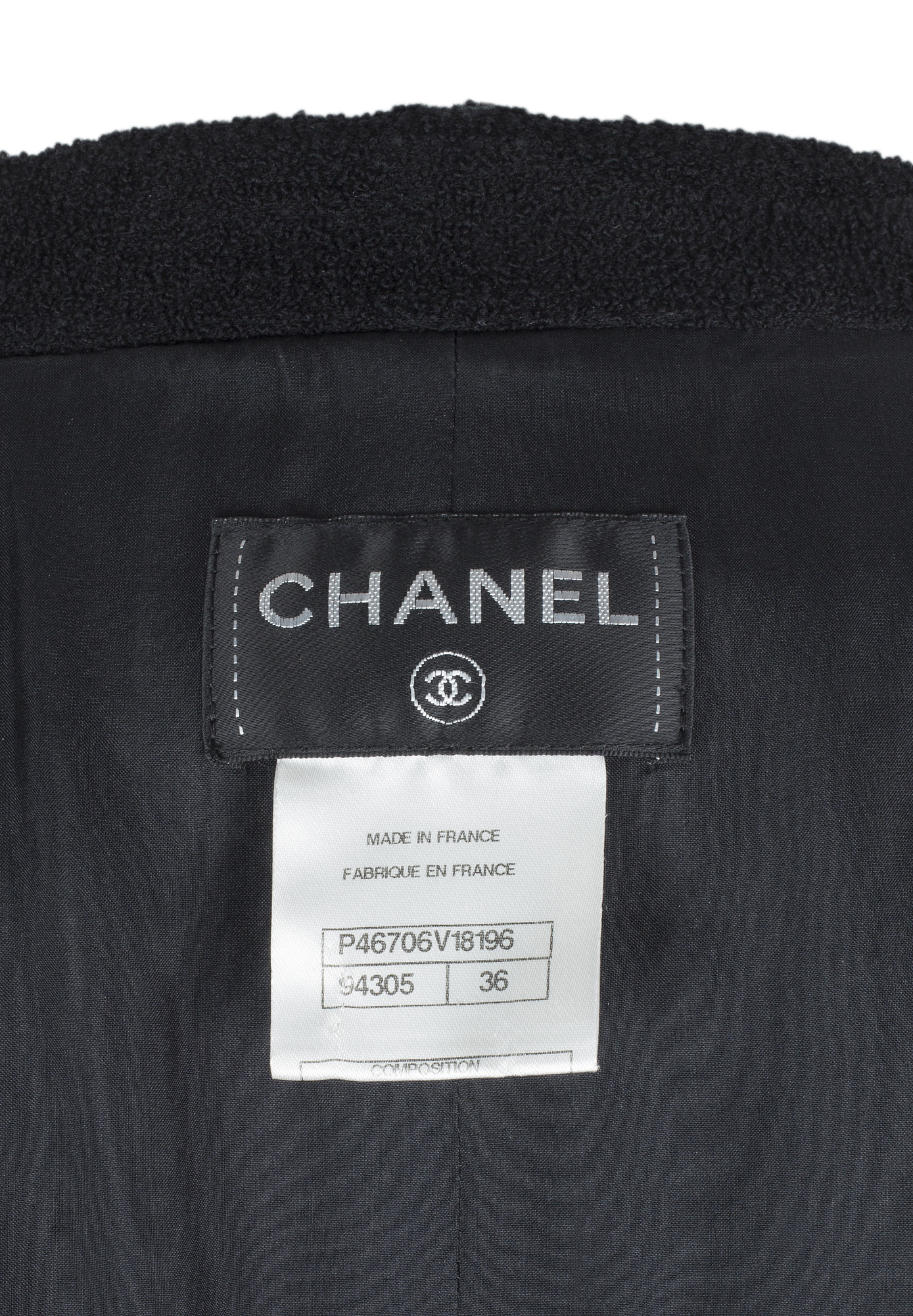 Black Short-Sleeved Chanel