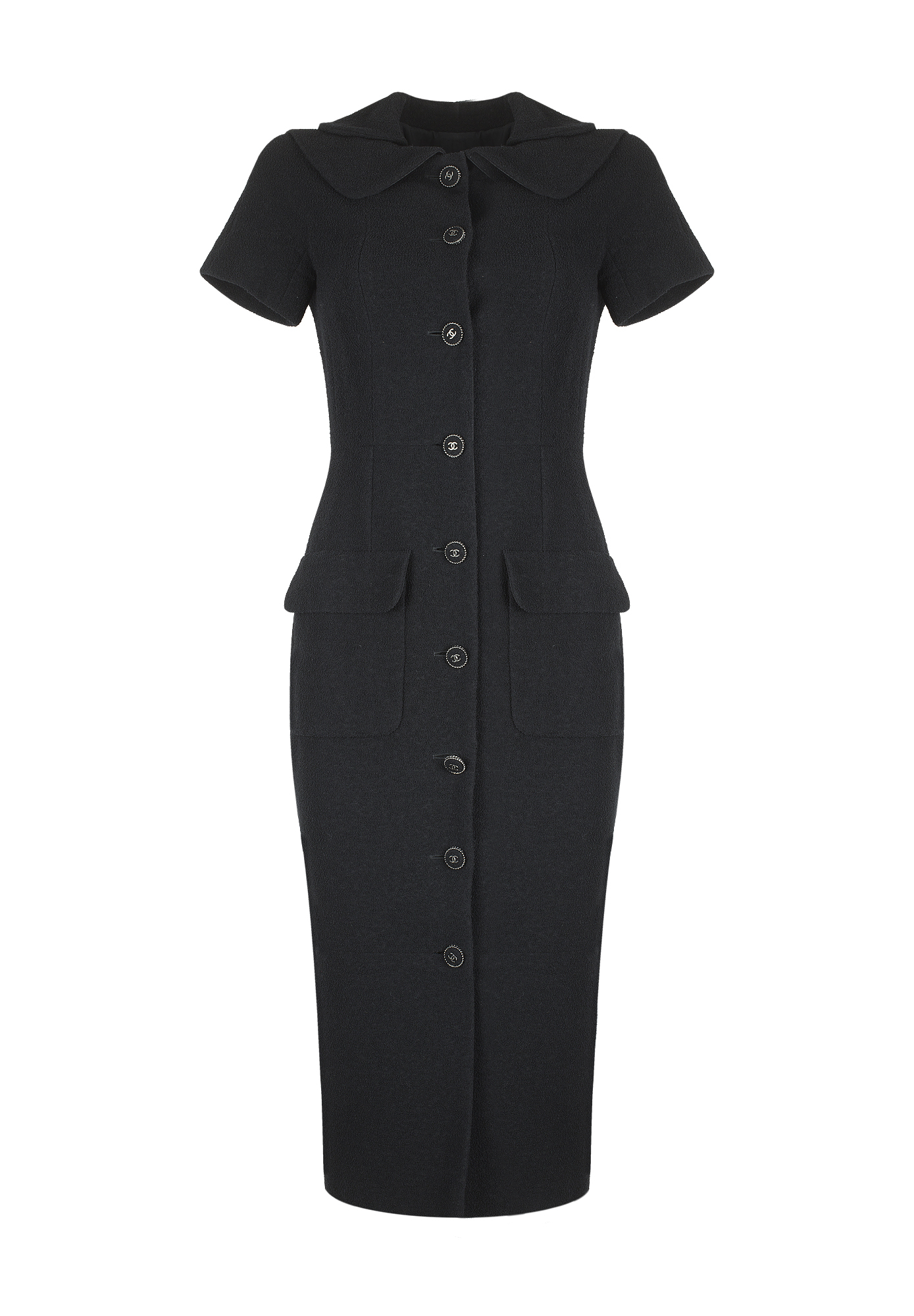 Black Short-Sleeved Chanel