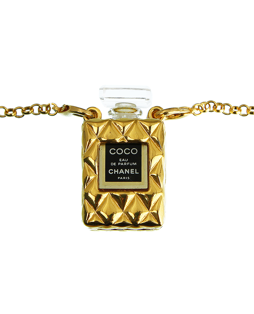 Chanel Perfume Bottle Necklace
