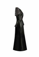 Alexander McQueen Black Leather Dress