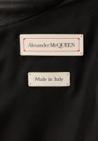 Alexander McQueen Black Leather Dress