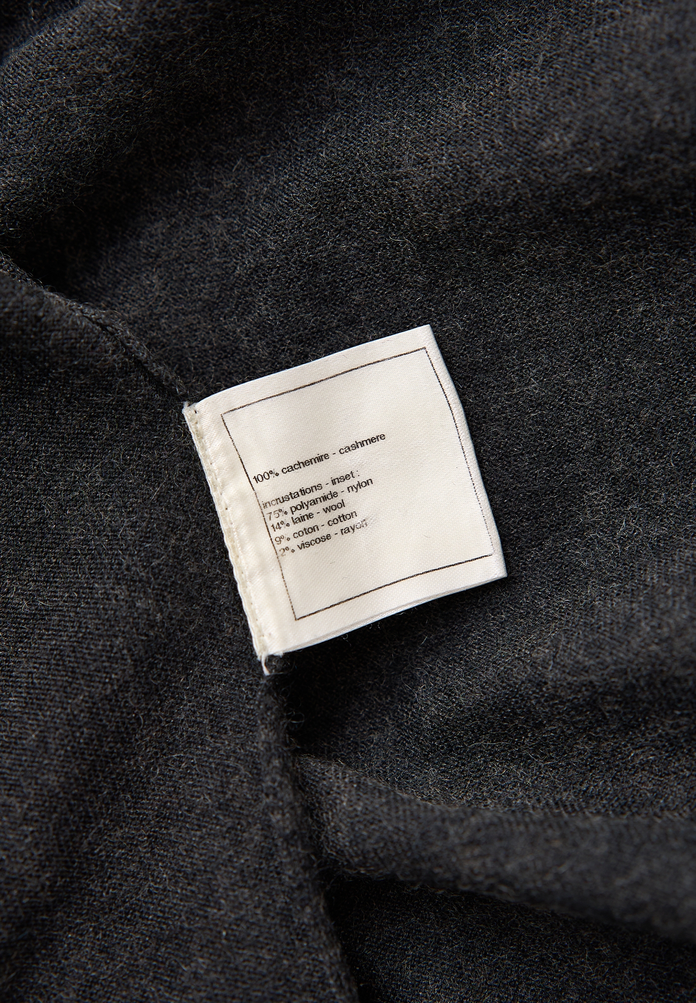 Gray Chanel Dress With Puff Sleeves