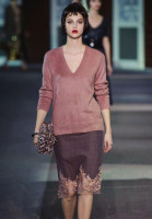 Louis Vuitton Plaid Skirt With Lace