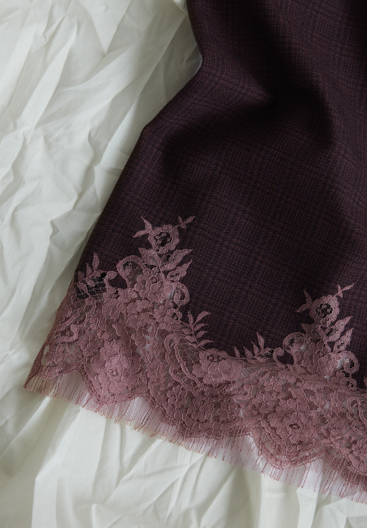 Louis Vuitton Plaid Skirt With Lace