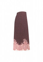 Louis Vuitton Plaid Skirt With Lace