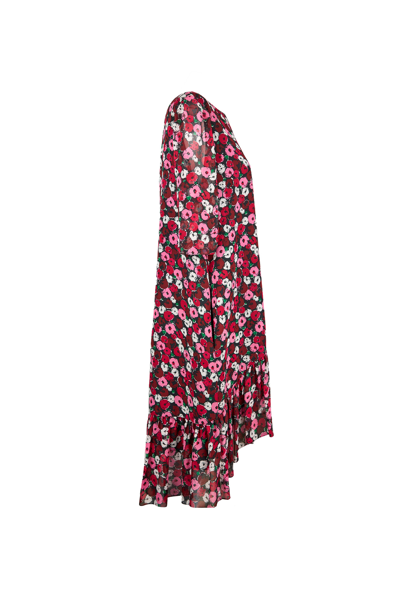 Saint Laurent Floral Silk Dress