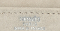 Hermès mini-Kelly Light Grey Suede Bag