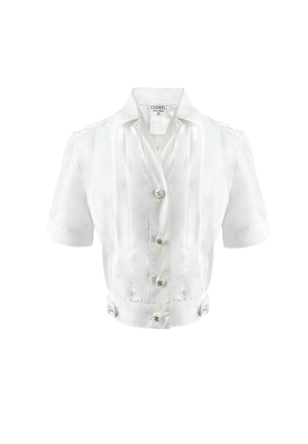 Chanel White Blouse