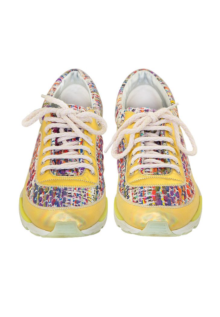 Chanel Tweed Sneakers