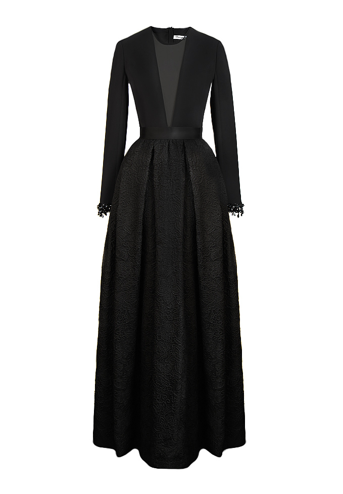 Christian Dior Black Gown