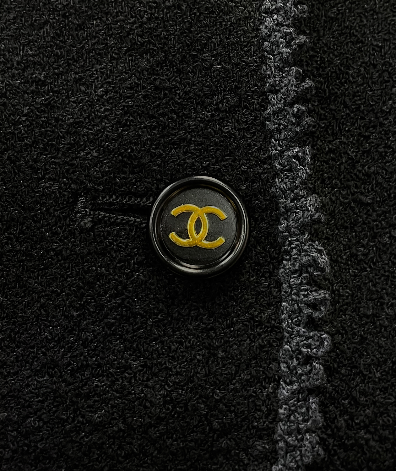 Chanel Black Tweed Jacket