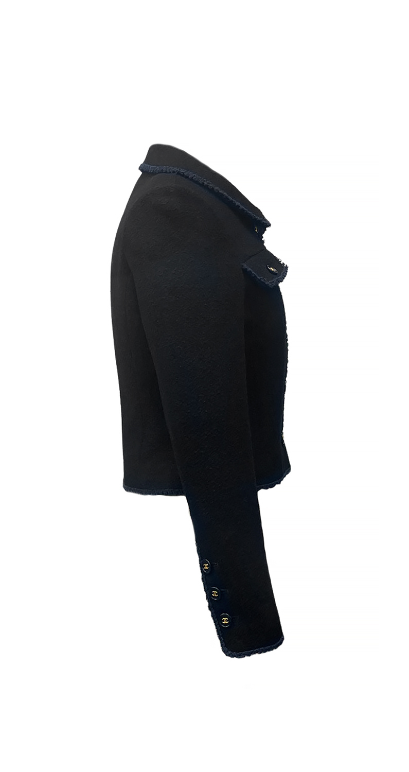 Chanel Black Tweed Jacket