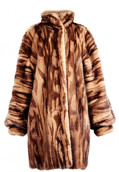 Christian Dior Marbled Mink Coat