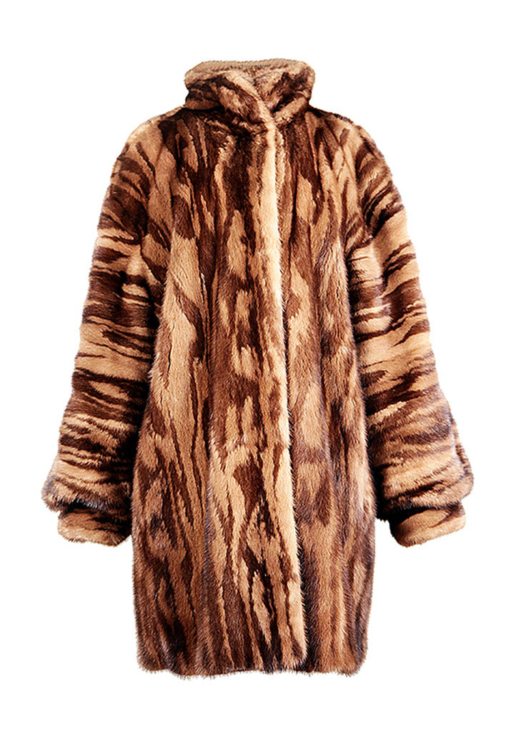 Christian Dior Marbled Mink Coat