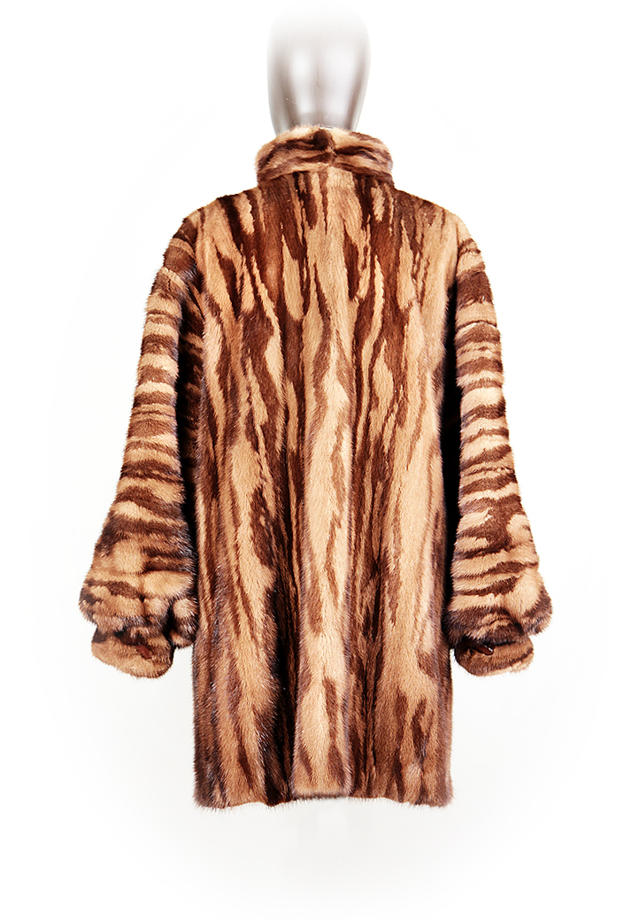 Christian Dior Marbled Mink Coat